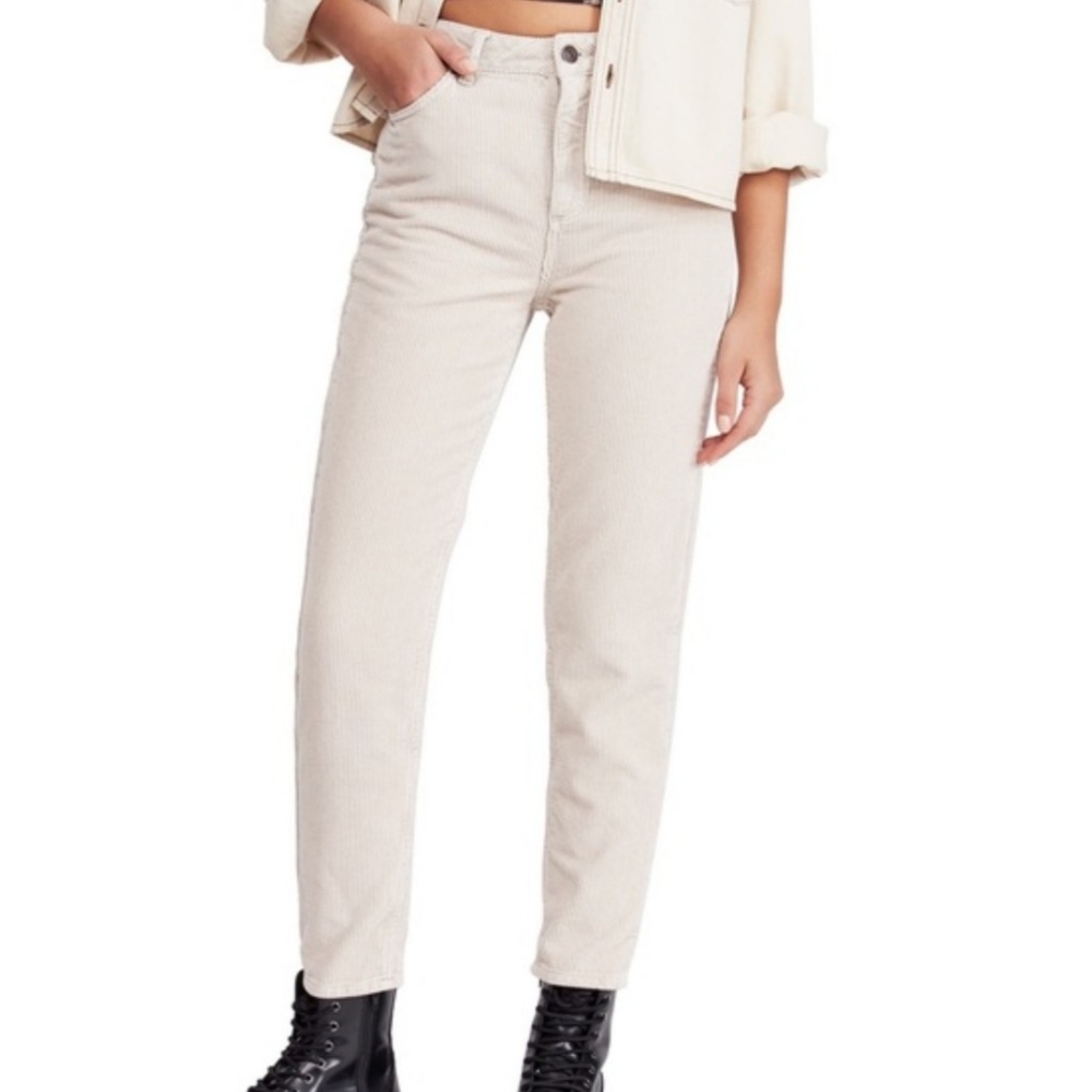 BDG Beige Corduroy Jeans